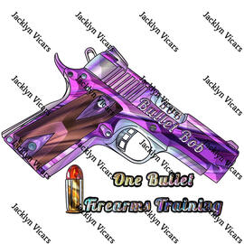 One Bullet Firearms training logo